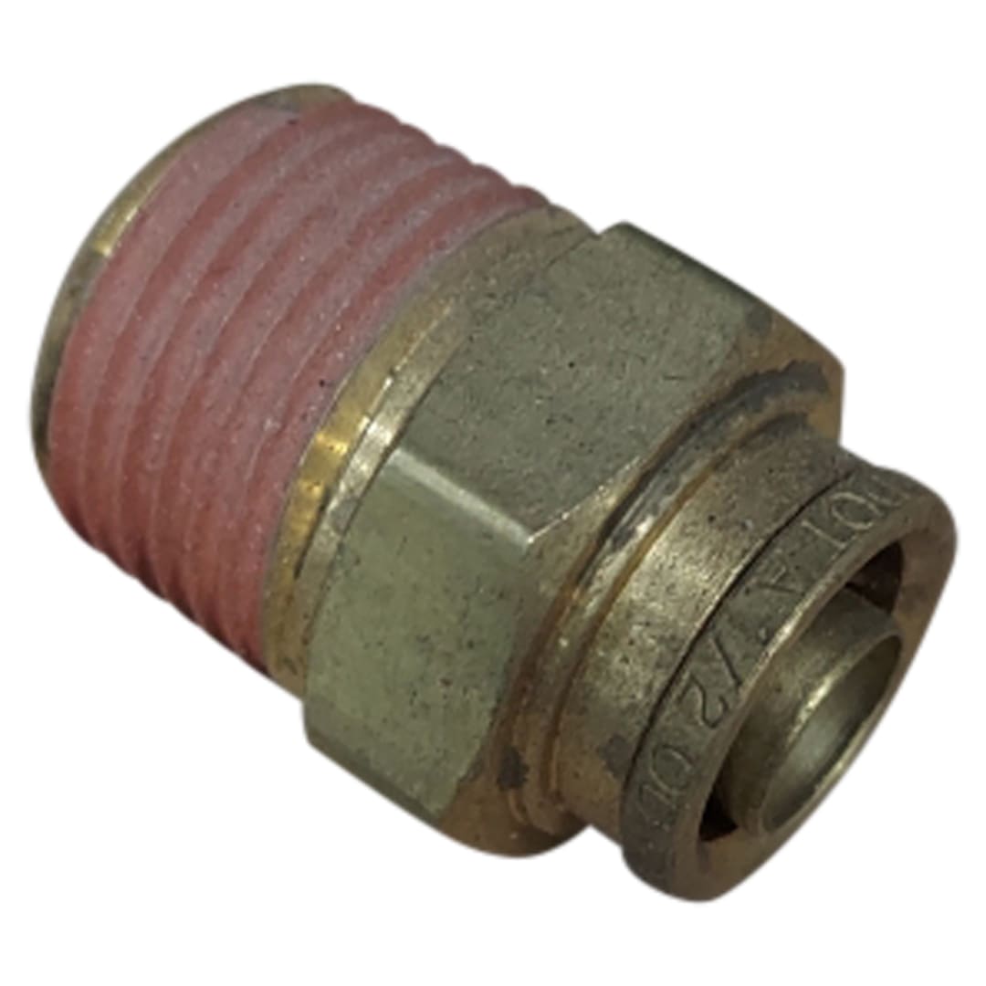 Wastebuilt® Replacement for Alkon Brass Fittings 1/2 X 1/2 NPT Dot Male Connector