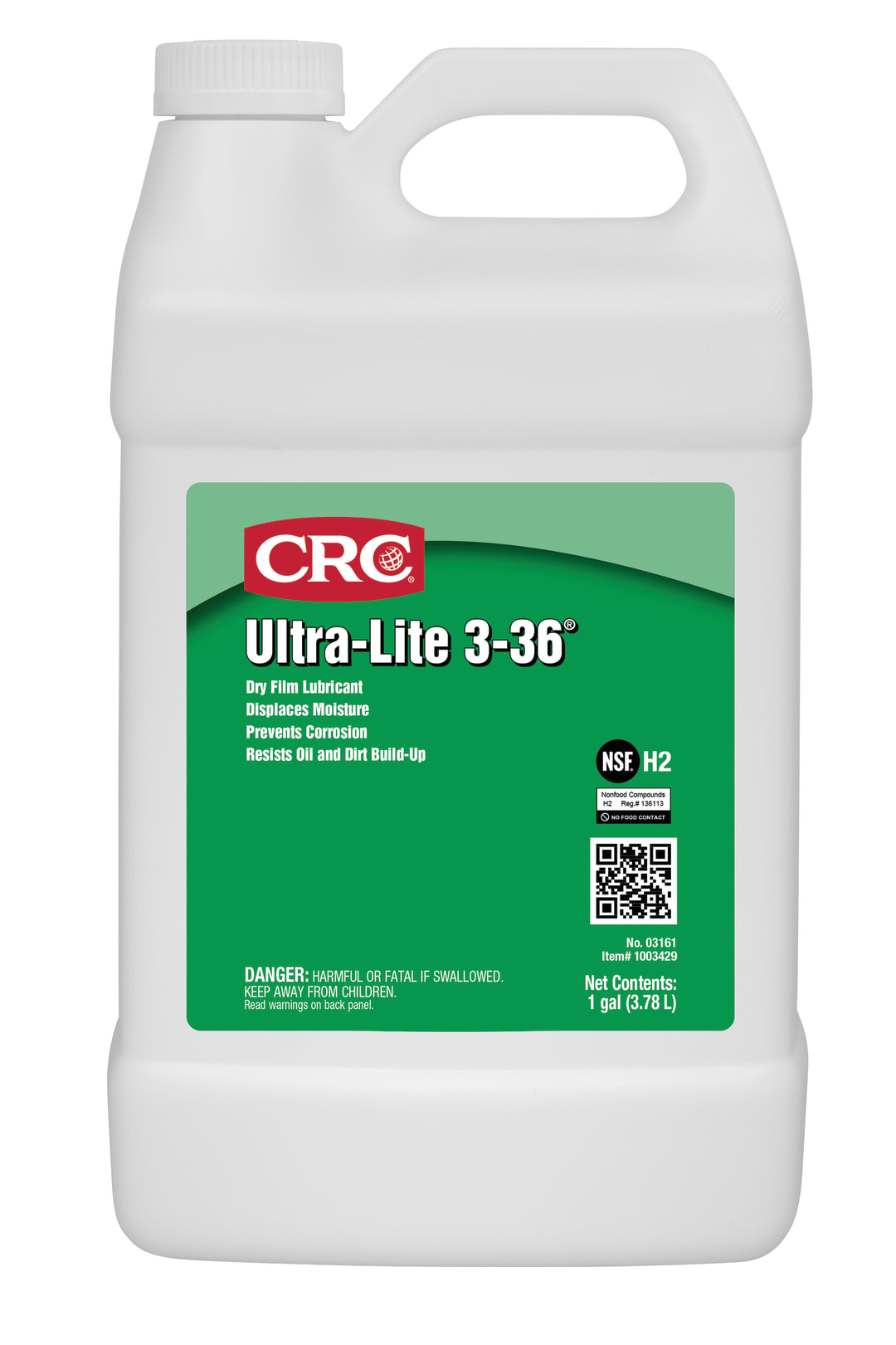 CRC Ultra Lite 3-36 Ultra Thin Non-Stain Lubricant 1X1GL