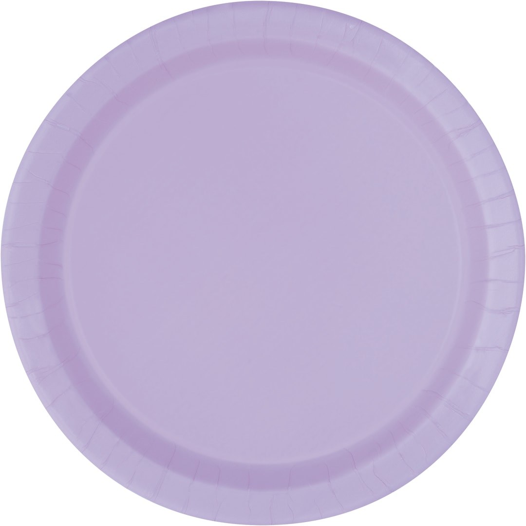 Lavender Solid Round 10" Dinner Plates, 20ct