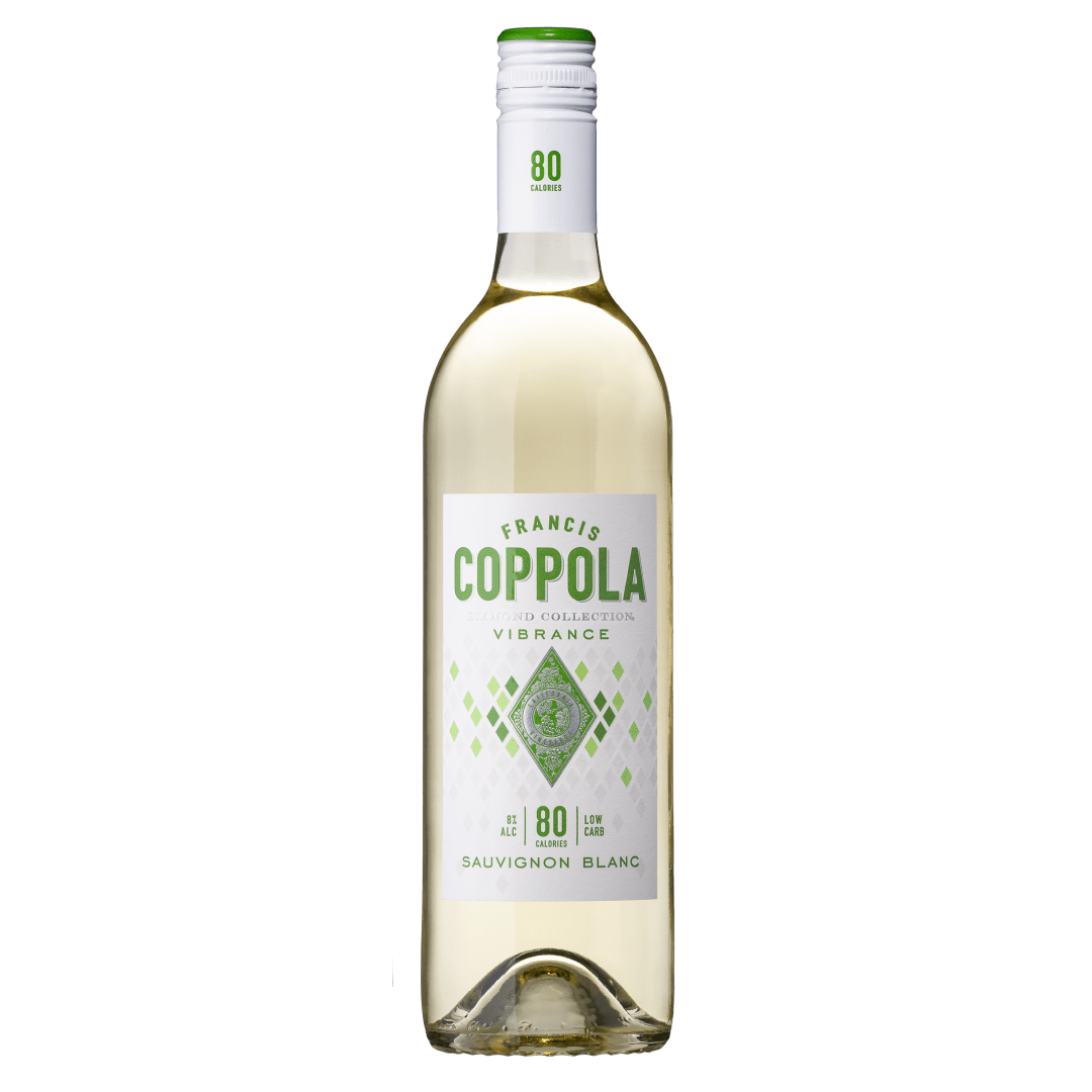 Francis Coppola Diamond Collection Vibrance Sauvignon Blanc White Wine, California, 750mL Glass Bottle, 8.0% ABV