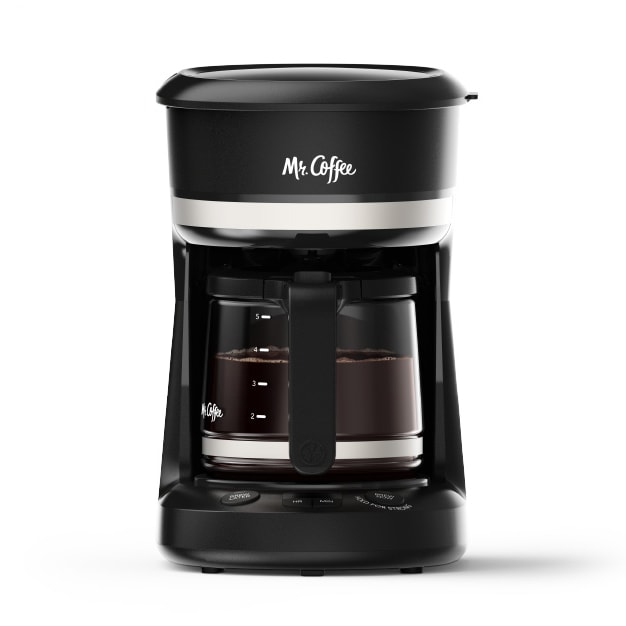 Mr. Coffee® 5 Cup Coffee Maker with Strong Brew Mode, Programmable Coffee Maker with Large Showerhead, Strong Brew Setting, Auto-Pause


REVISED
Mr. Coffee® 12 Cup Programmable Coffee Maker with Strong Brew Mode, Auto-Pause, Black