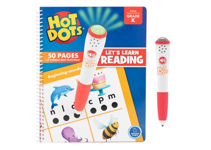HOT DOTS LET'S LEARN READING, KINDER