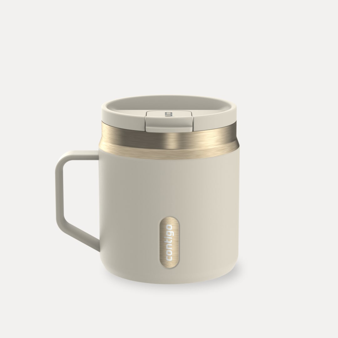 Contigo SnapSeal™ 414 ml Taza Térmica de Acero Inoxidable a Prueba de Fugas, Con Asa Ergonómica