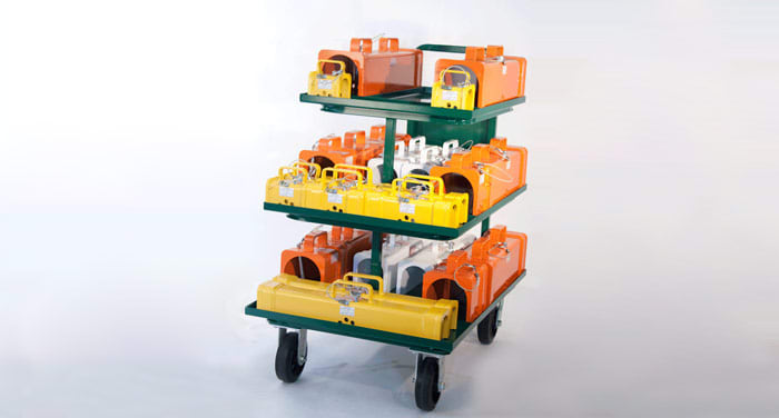 Wastebuilt® Replacement for Kit Cylinder Safety Locks With Cart