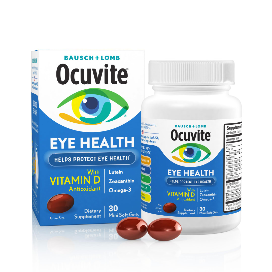 Ocuvite Eye Health Formula Vitamin & Mineral Supplement 30 ct Soft Gels