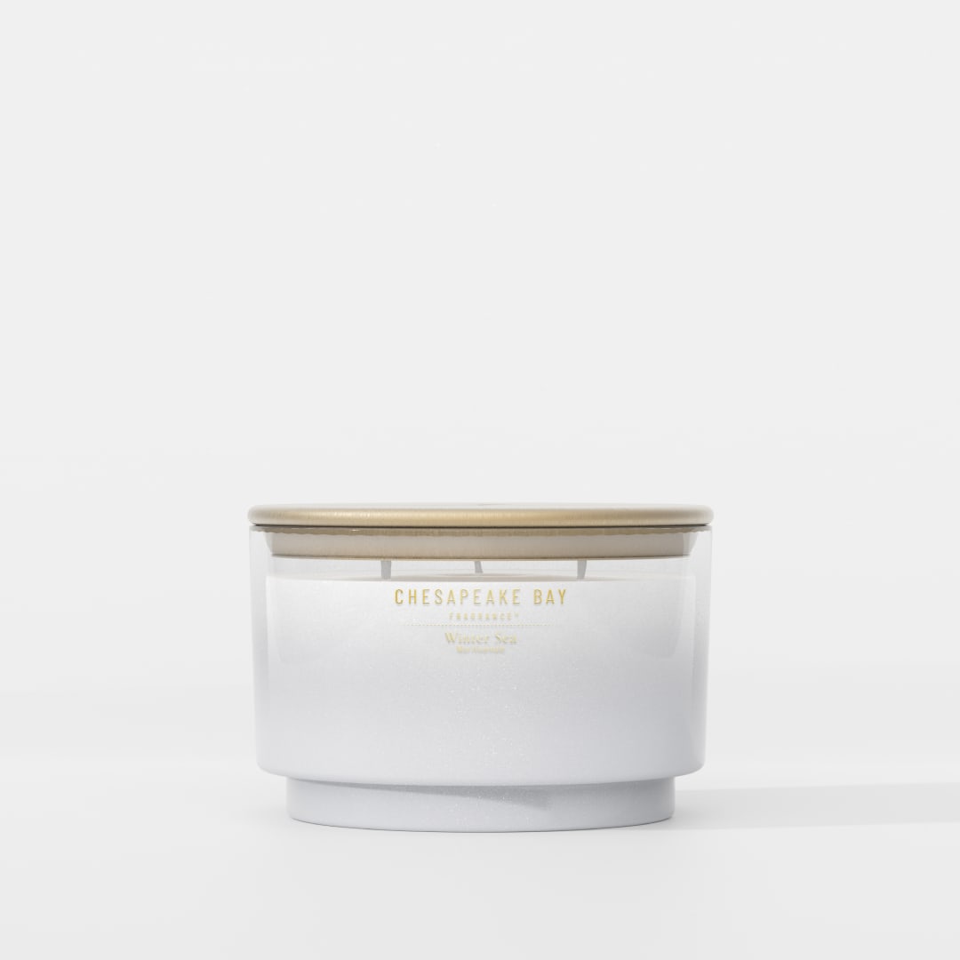 Chesapeake Bay | Vela de 3 mechas | Marine Drift | Gran regalo para mujeres