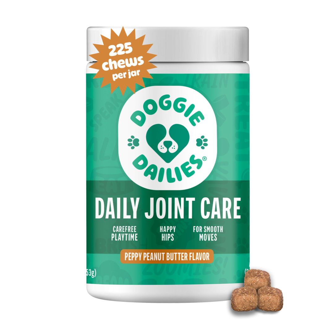 Doggie Dailies Advanced Hip and Joint Supplement for Dogs - Peanut Butter