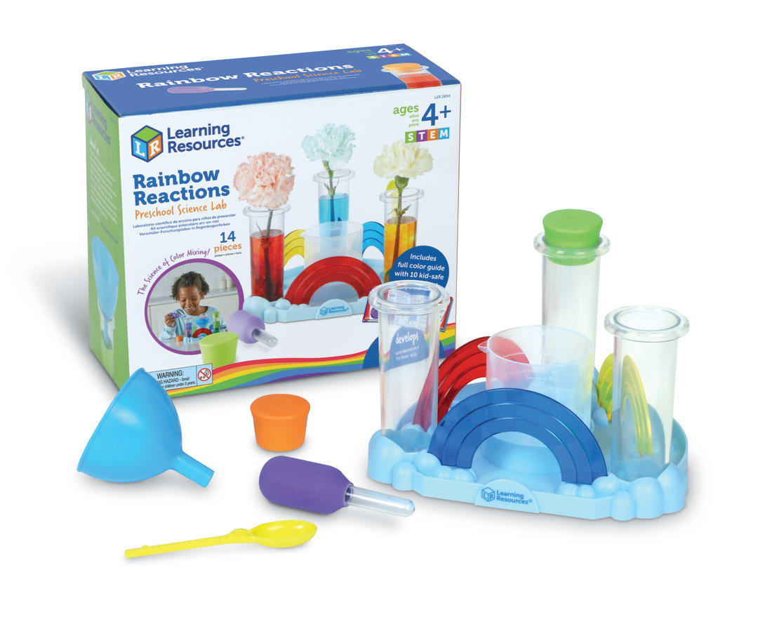 Rainbow Reactions Preschool Science Lab