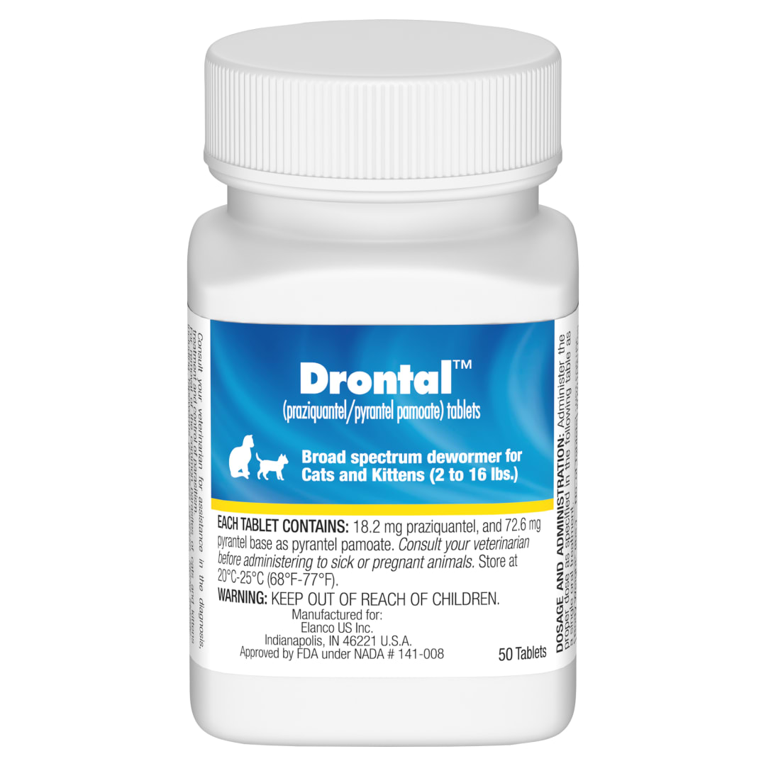Drontal Tablets Feline, 50 Count