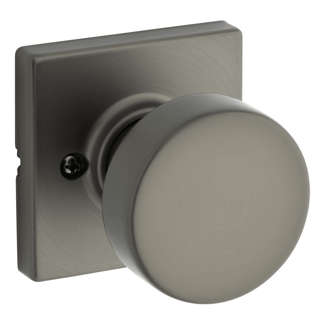 Pismo Half-Dummy Knob w/ Square Rose in Gunmetal