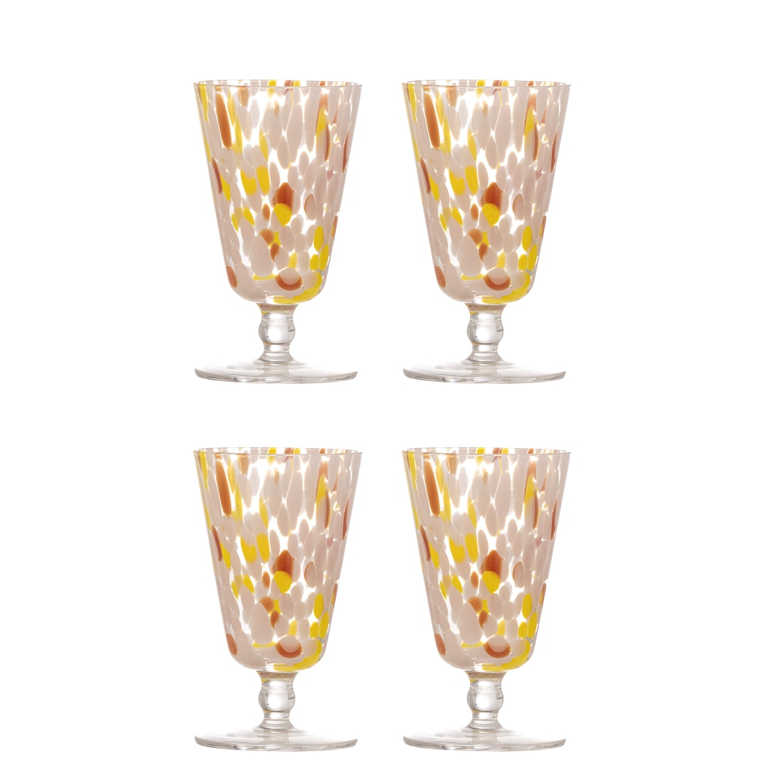 82061780 - Lilya Wine Glass, Multipack, Rose, Glass STOCK: 10