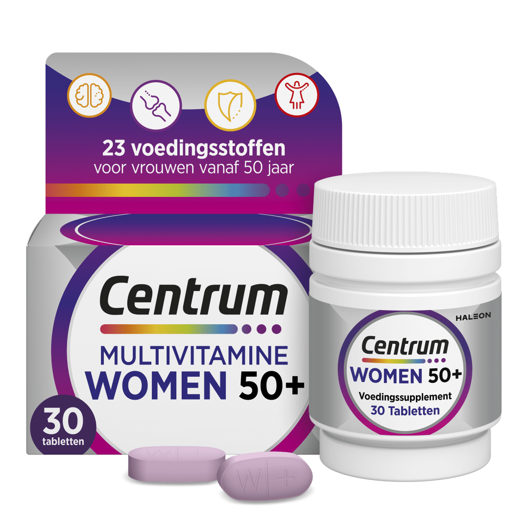 Centrum Women 50+ Multivitaminen Tabletten, 30 stuks