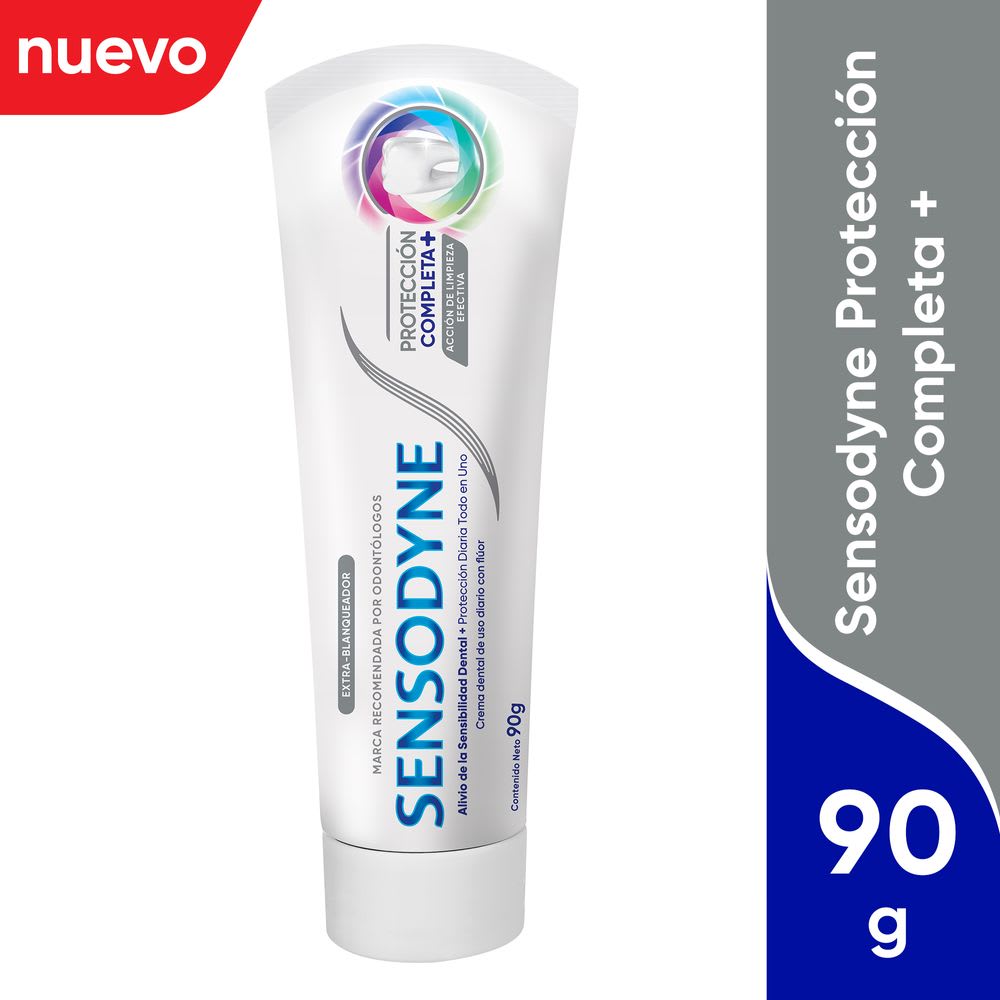 Pasta dental Sensodyne para sensibilidad dental Protección Completa 90g