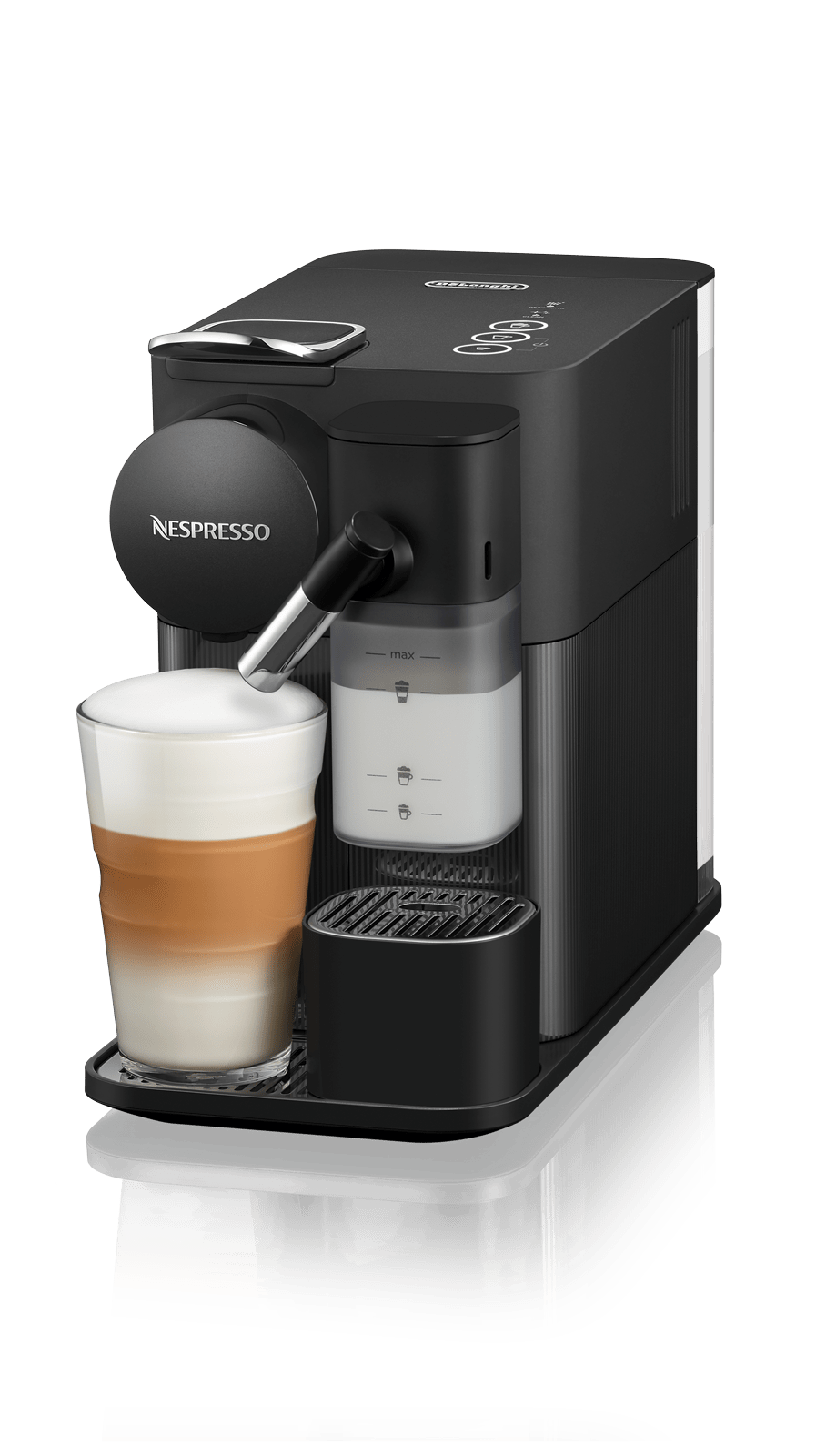 Nespresso Lattissima One Original Espresso Machine with Milk Frother, by DeLonghi, Shadow Black