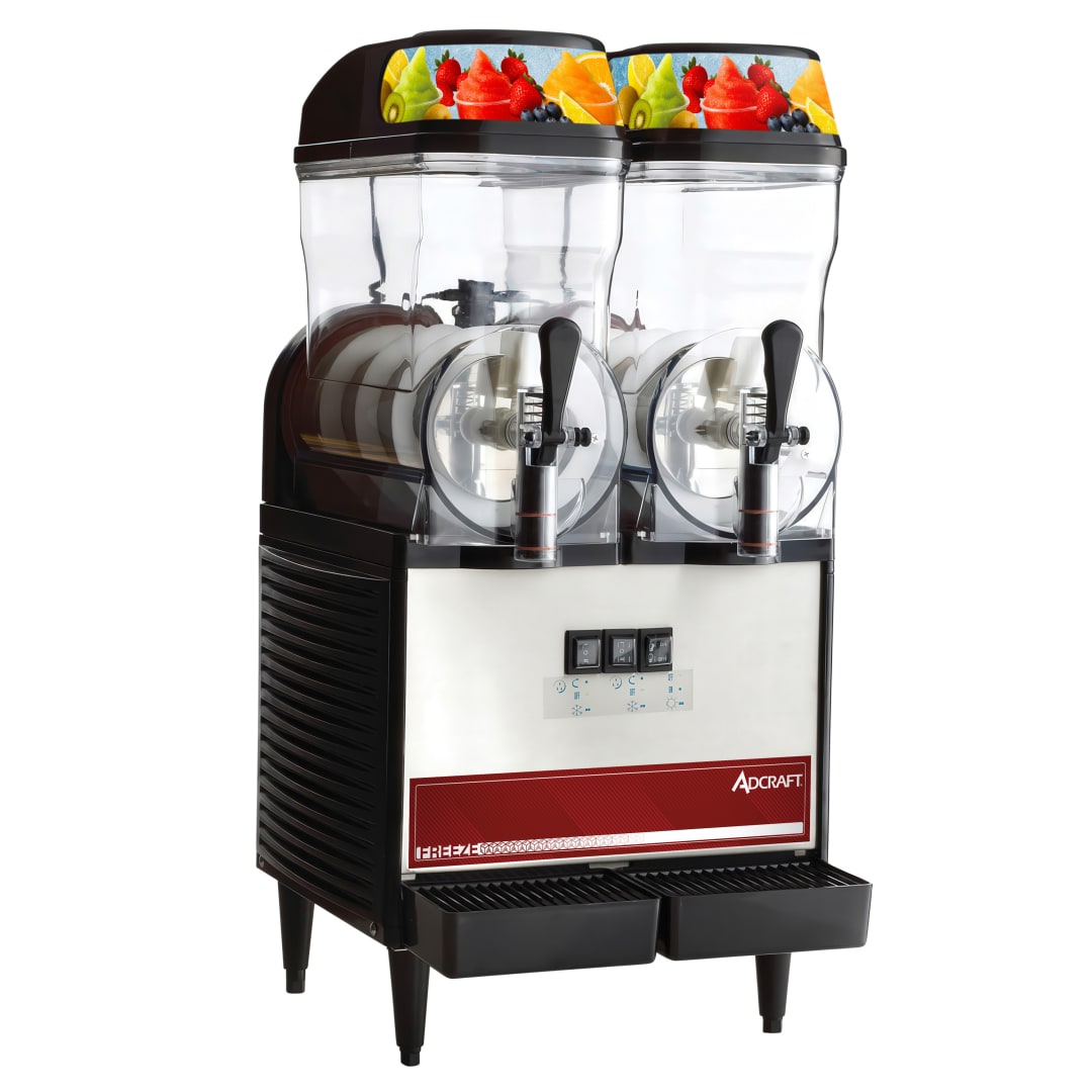 ADC2BFG - Adcraft Frozen Granita Machine w/ double 3-gallon bowls;120v