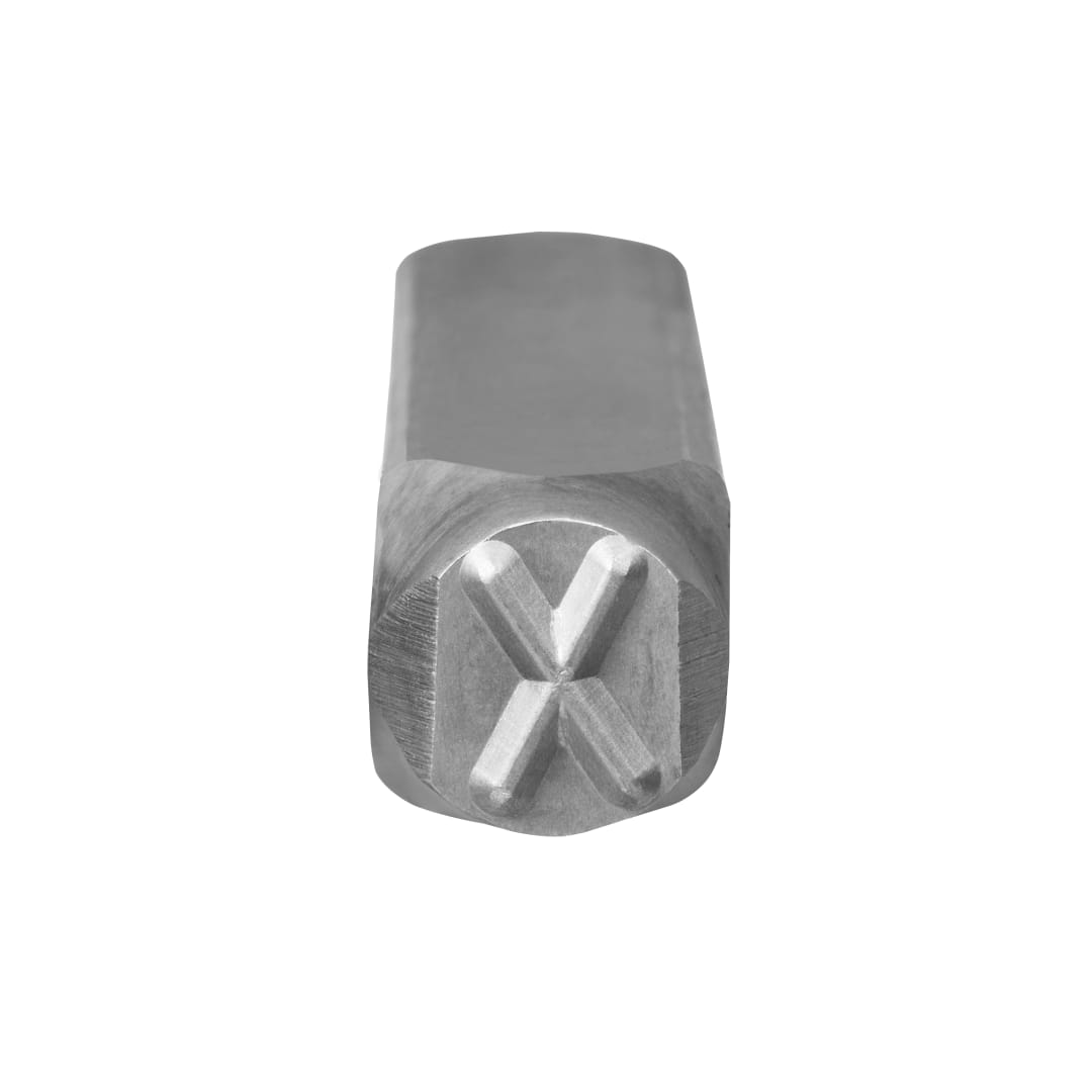 Stamp Sort-1/8" Round Face X