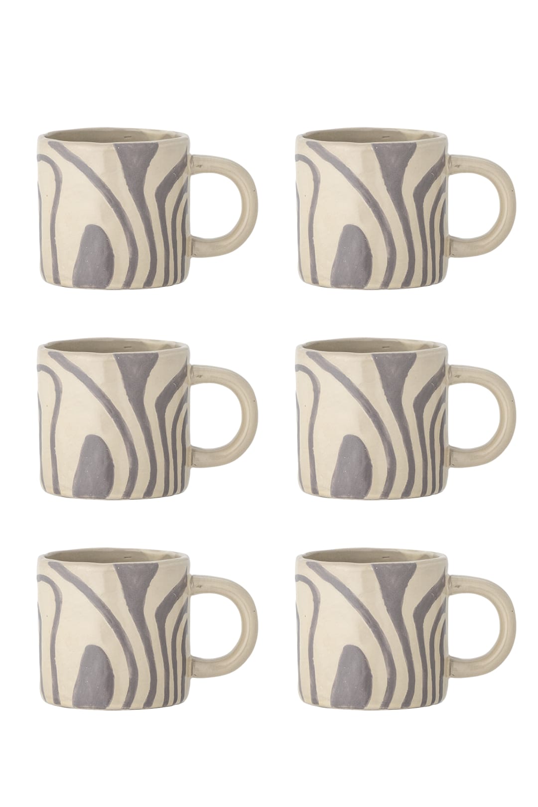 82061584 - Ninka Cup, Multipack, Grey, Stoneware STOCK: 15
