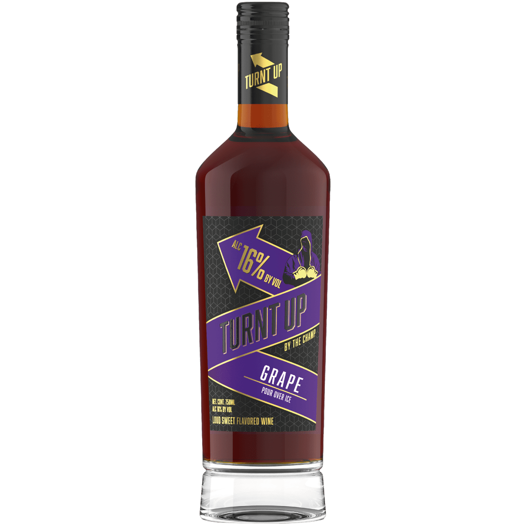 Turnt Up By The Champ Grape Sweet Red Wine 750 ml