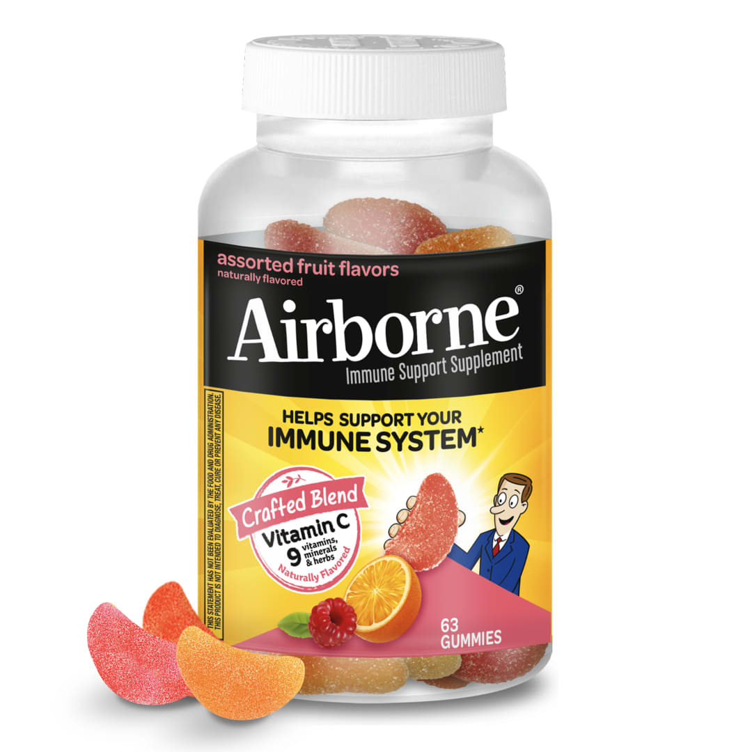 AIRBORNE® Gummies - Assorted Fruit 12/63 ct.