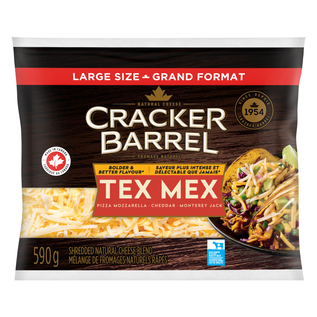 Cracker Barrel Tex Mex Shredded Cheese, 590g