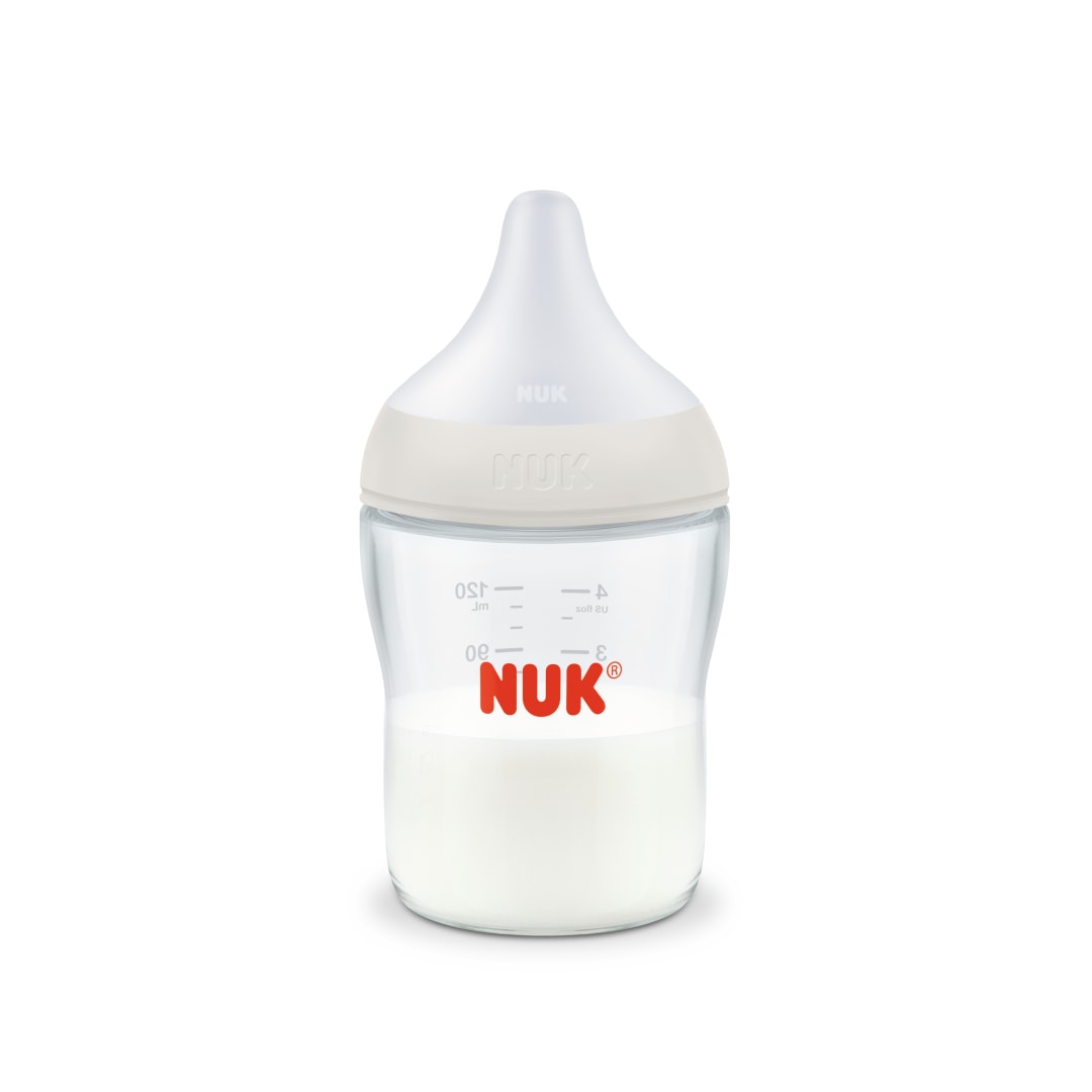 NUK® Perfect Match™ Glass Bottle, 4 oz