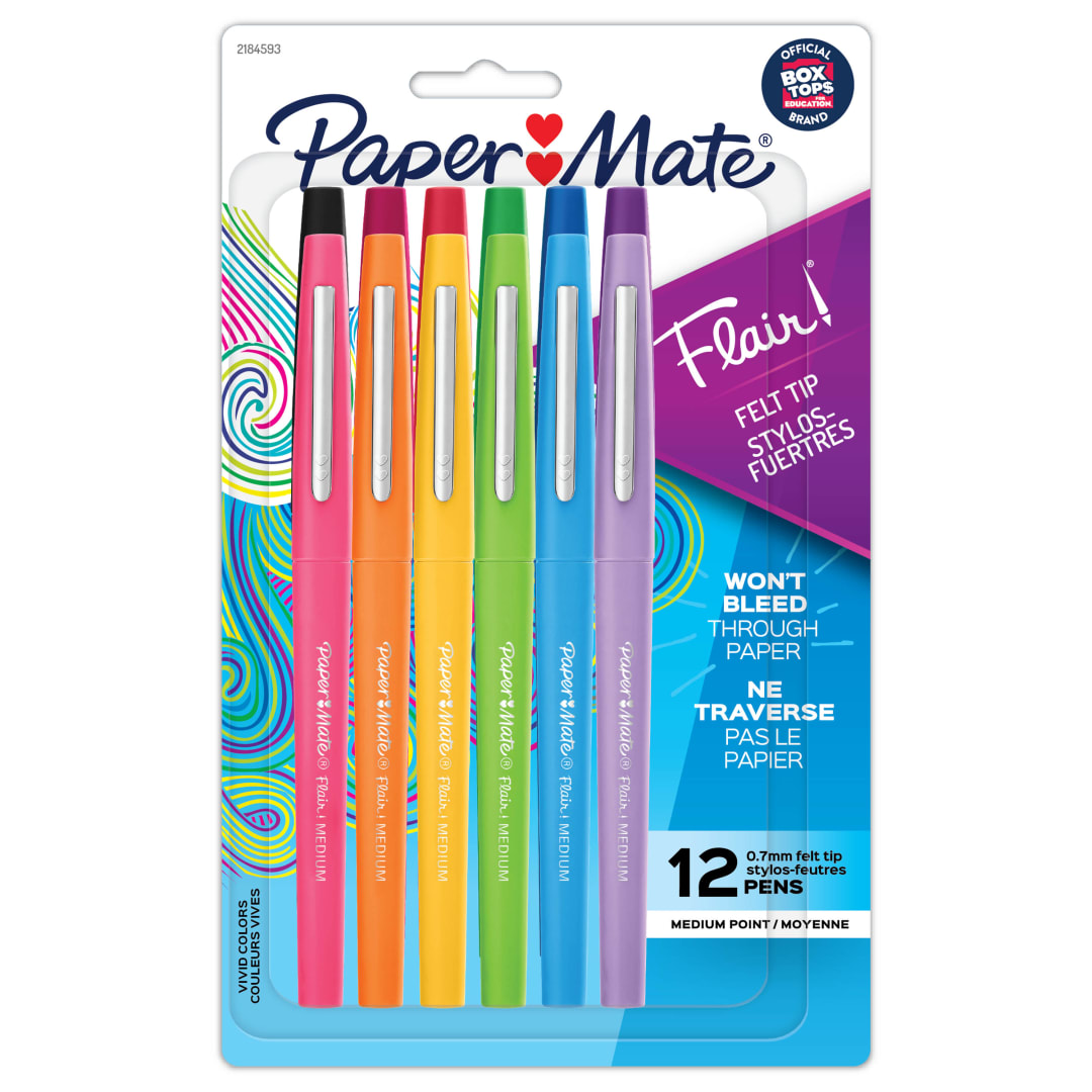 PM FLAIR 12CD MED FASHION COLORS