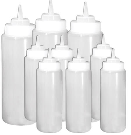 PBD-8CL/PKG - SQUEEZ-OUT 8 OZ CLEAR