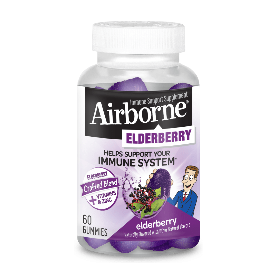 AIRBORNE® Gummies - Elderberry 24/60 ct.