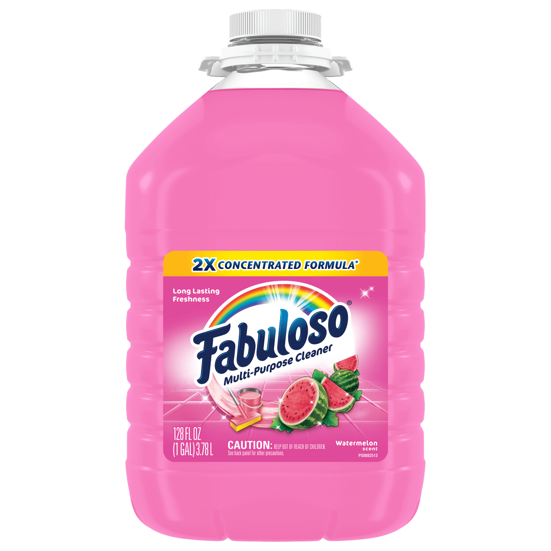Fabuloso Multi-Purpose Cleaner, 2X Concentrated Formula, Watermelon Scent, 128 fl oz