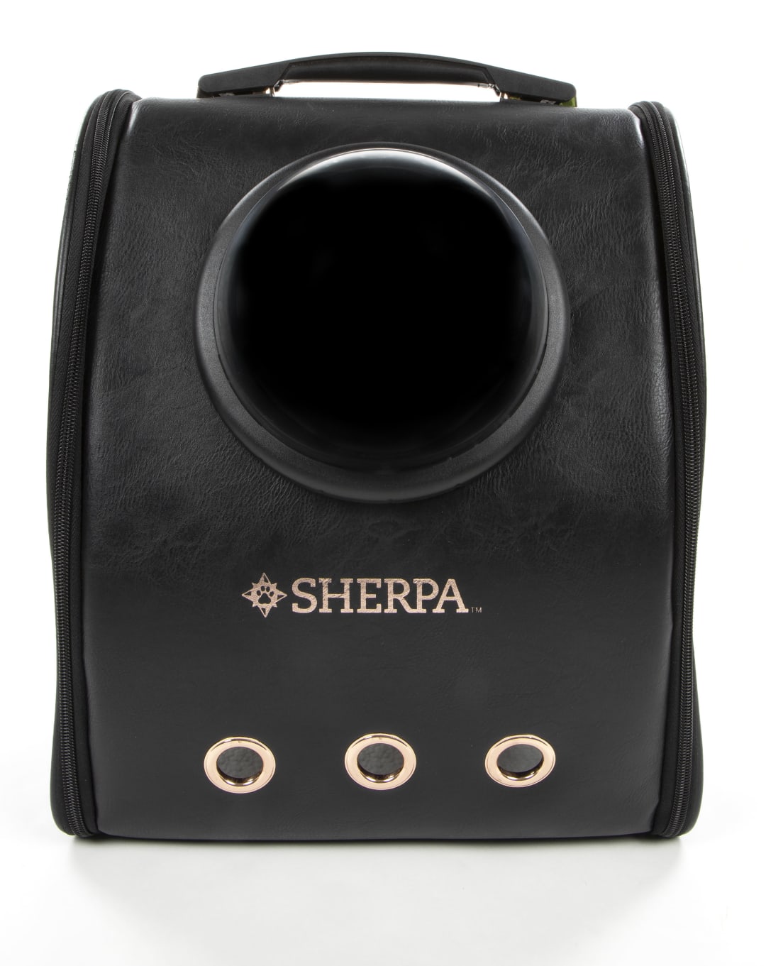 Sherpa Cat Travel Backpack with Bubble View Window, Black