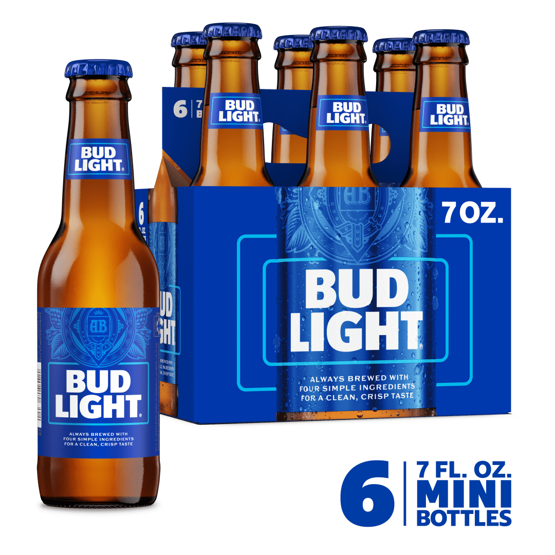 Bud Light 6x7 oz Glass Bottle Basket CARRIER