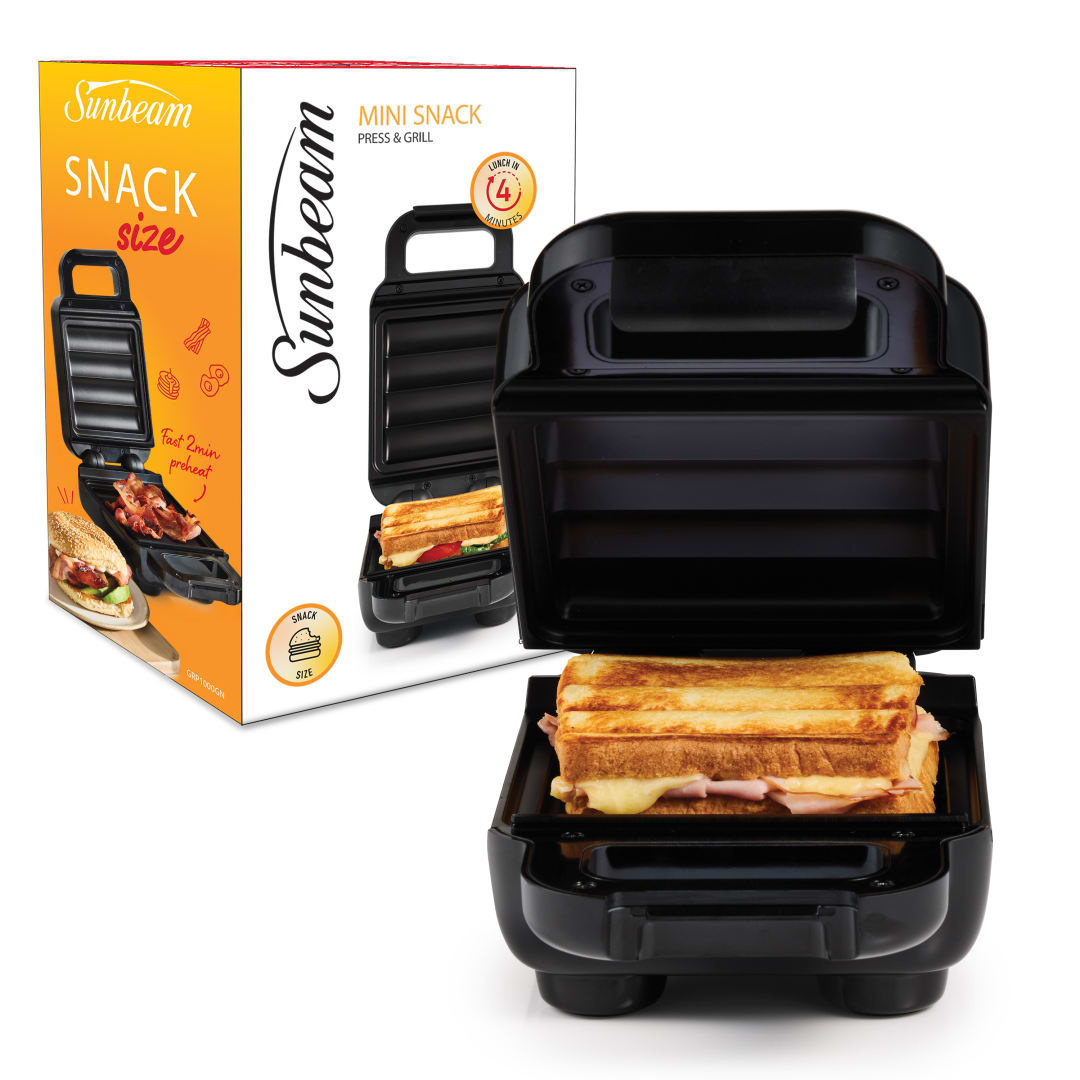 SNACK SIZE SANDWICH PRESS BLACK
