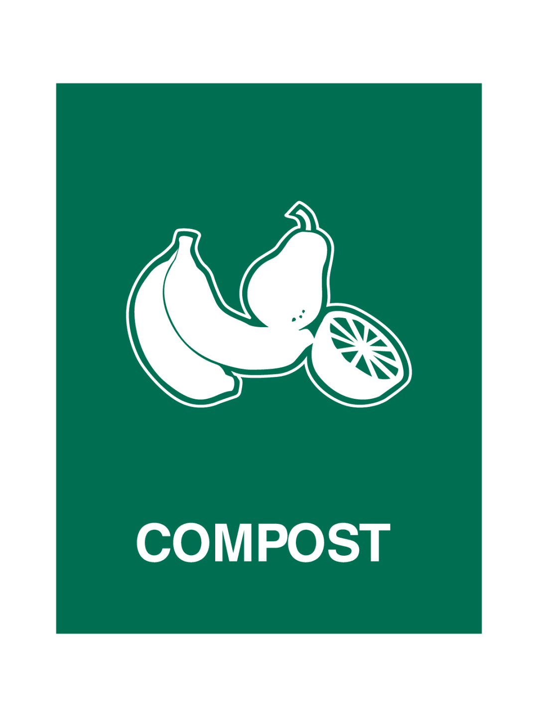  ASPYRE - Sign - Compost - Green