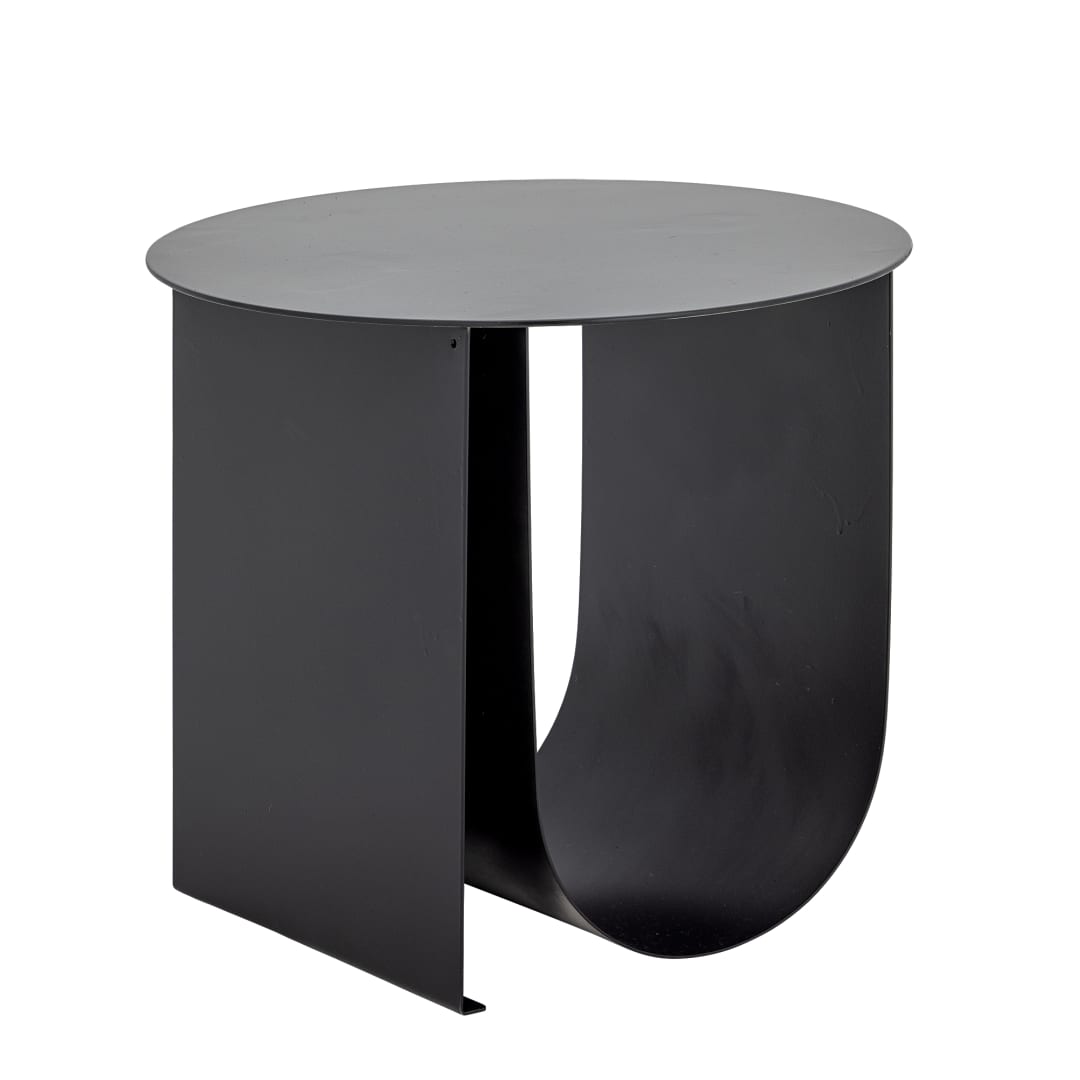 82058255 - Cher Side Table, Black, Iron STOCK: 244