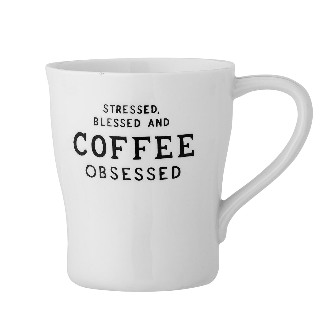 82061409 - Wendy Mug, White, Stoneware STOCK: 277