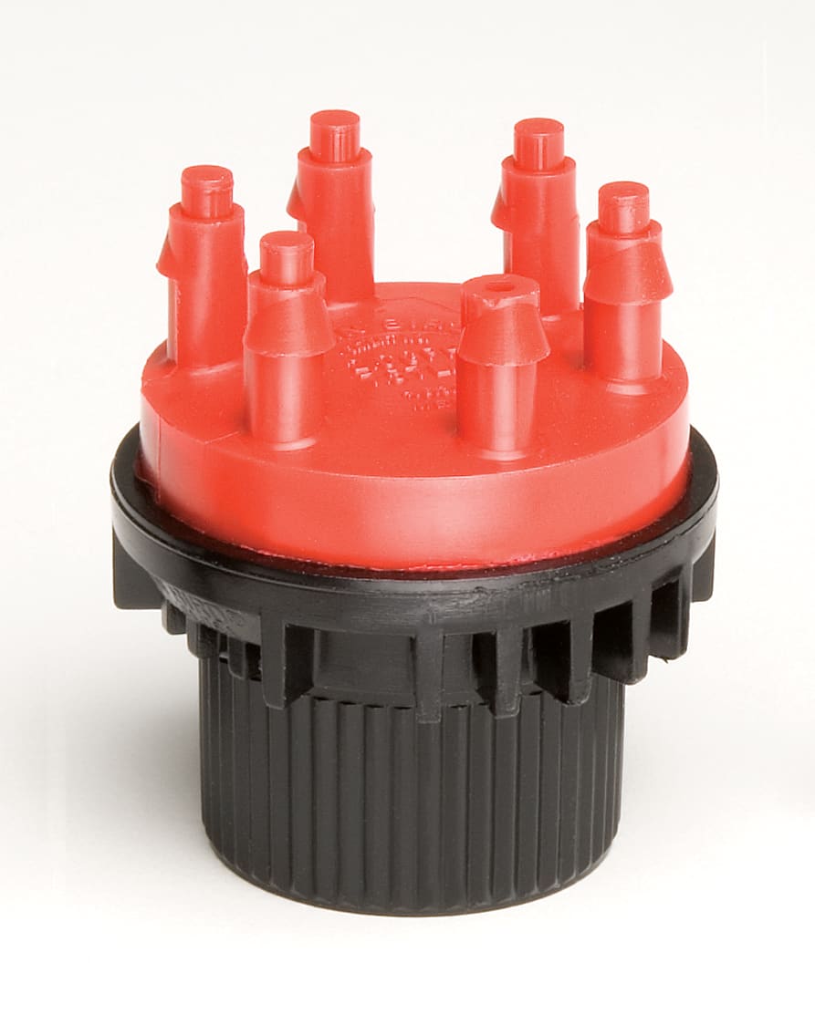 Rain Bird MANIF21PK Drip Irrigation 6-Port Manifold, 2 Gallon Per Hour Flow Rate Per Port