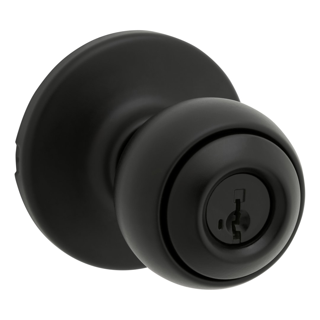 Yukon Knob - Keyed Entry featuring SmartKey in Matte Black