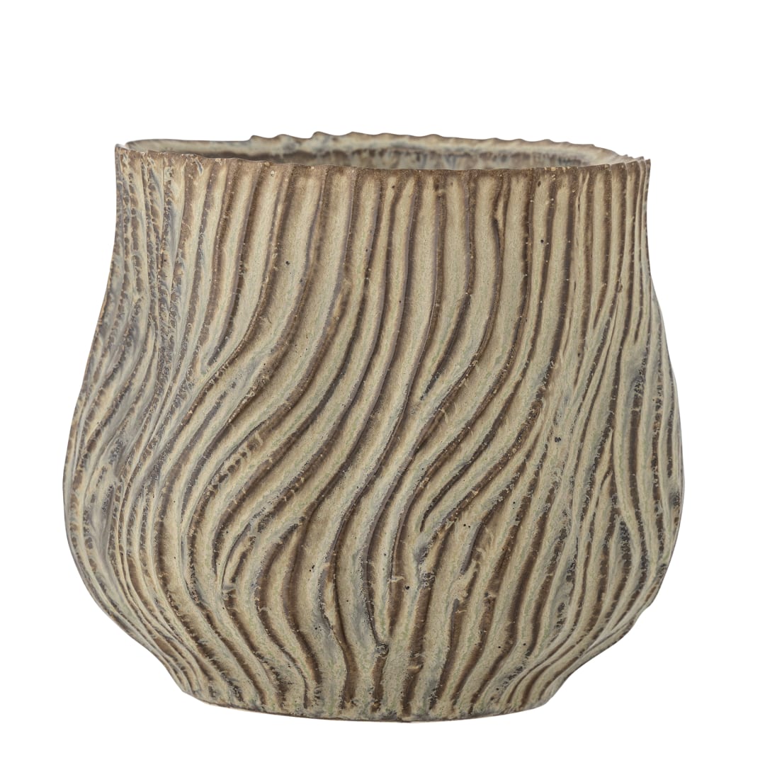 82061456 - Dua Flowerpot, Brown, Stoneware STOCK: 128