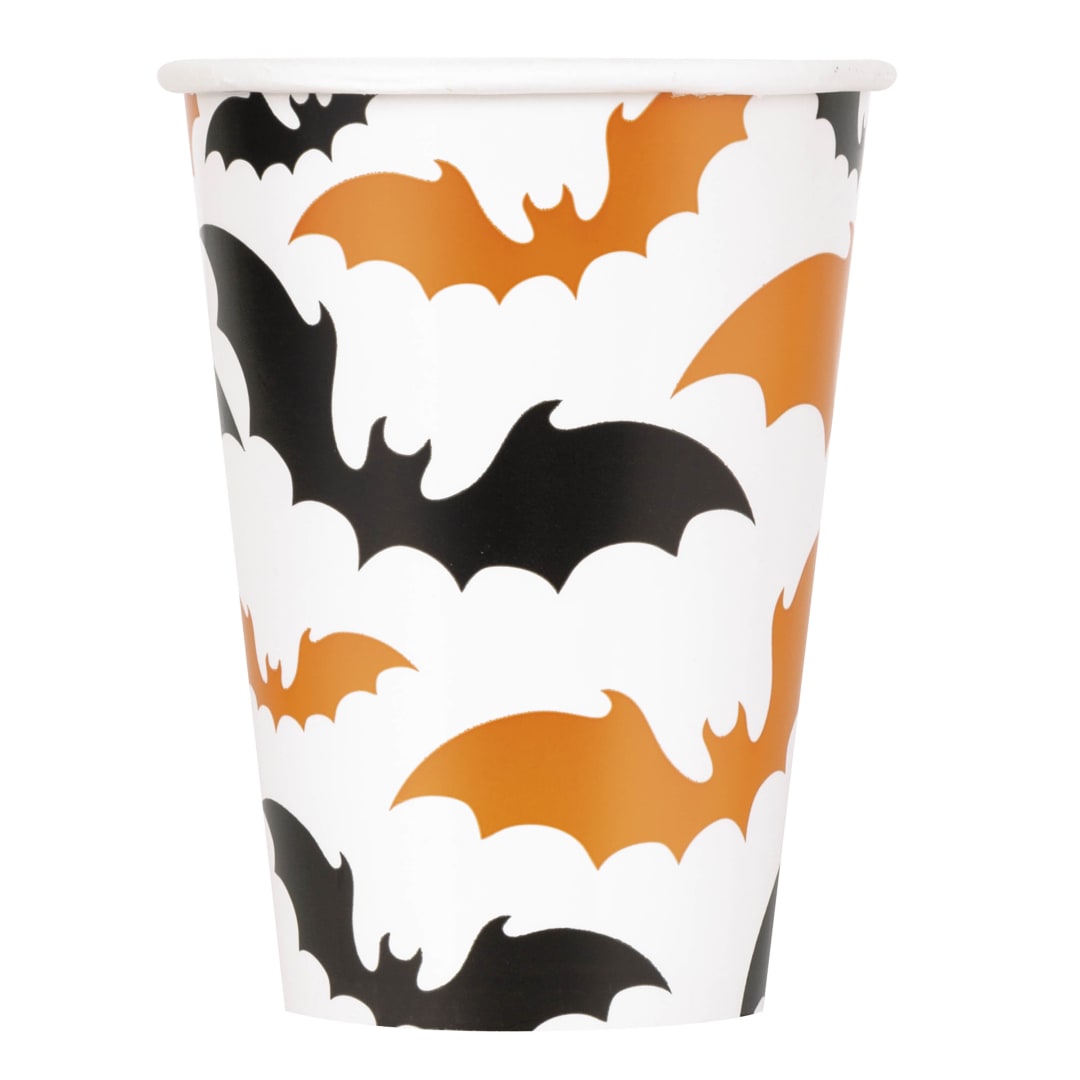 Happy Haunting Halloween 12oz Paper Cups, 6ct