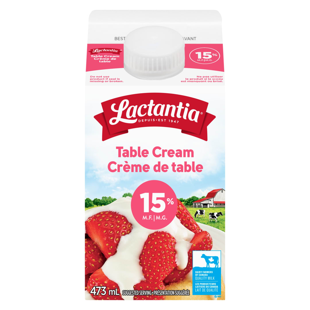 Lactantia Table Cream 15%, 473mL