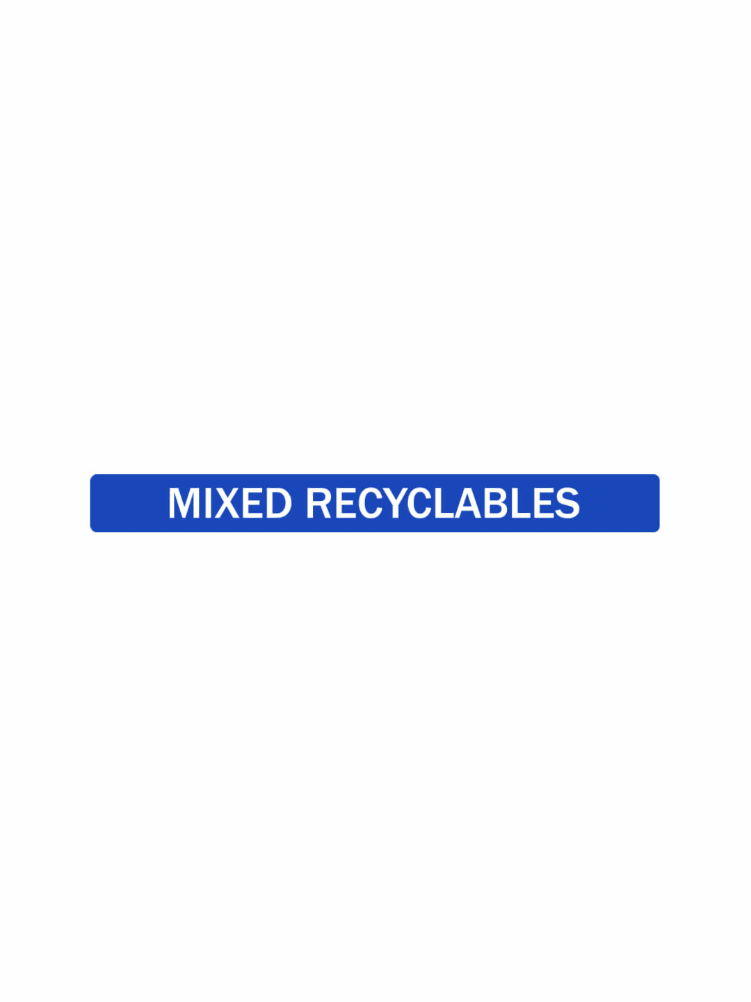  ASPYRE - Label - Mixed Recyclables - Blue-White