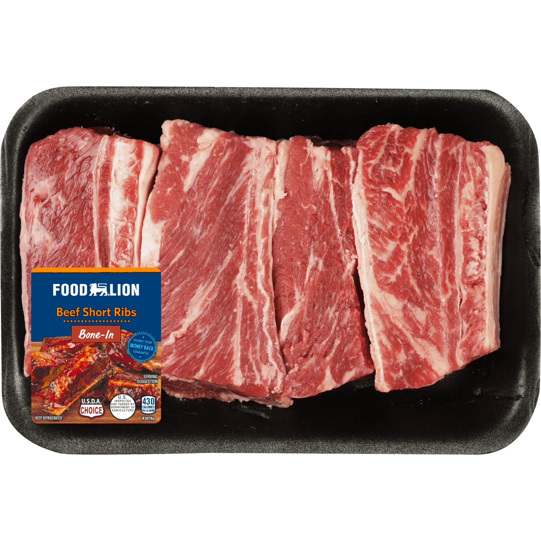 Food Lion Bone-In Beef Short Ribs