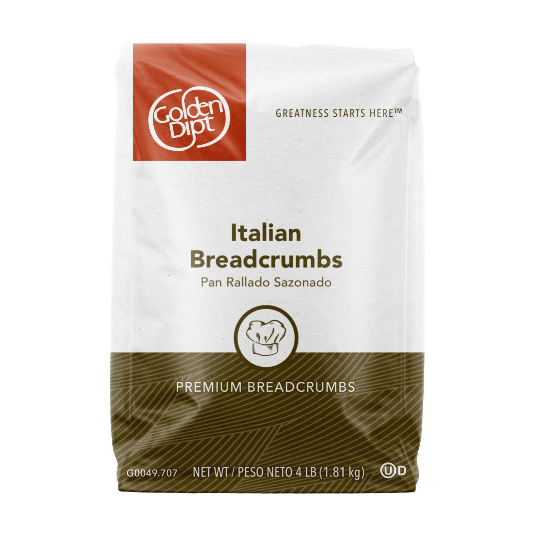 Golden Dipt Italian Breadcrumbs, 6 x 4 lb