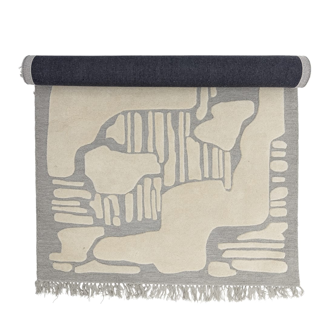 82062408 - Napoli Rug, Grey, Wool STOCK: 67