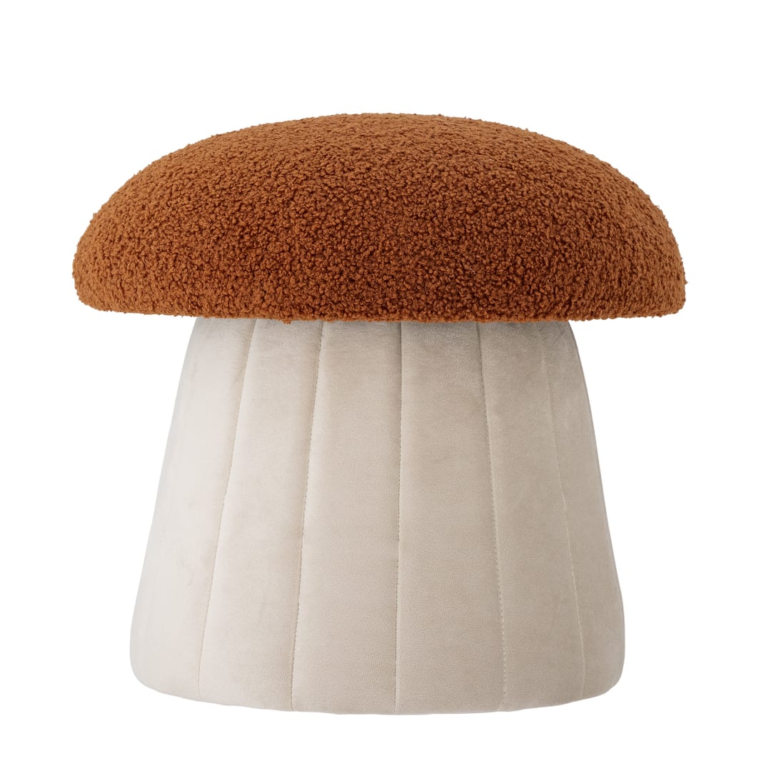 82058266 - Bertil Pouf, Red, Polyester STOCK: 259