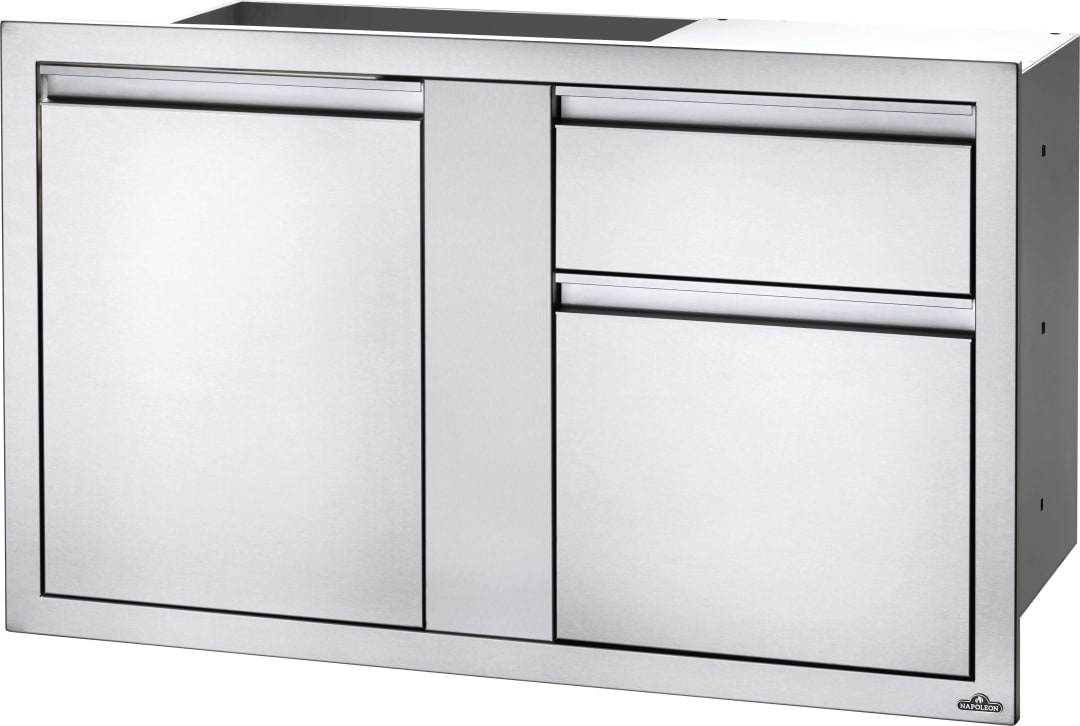 Puerta Grande Y Cajón De Residuos De 42" X 24" y cajón de residuos