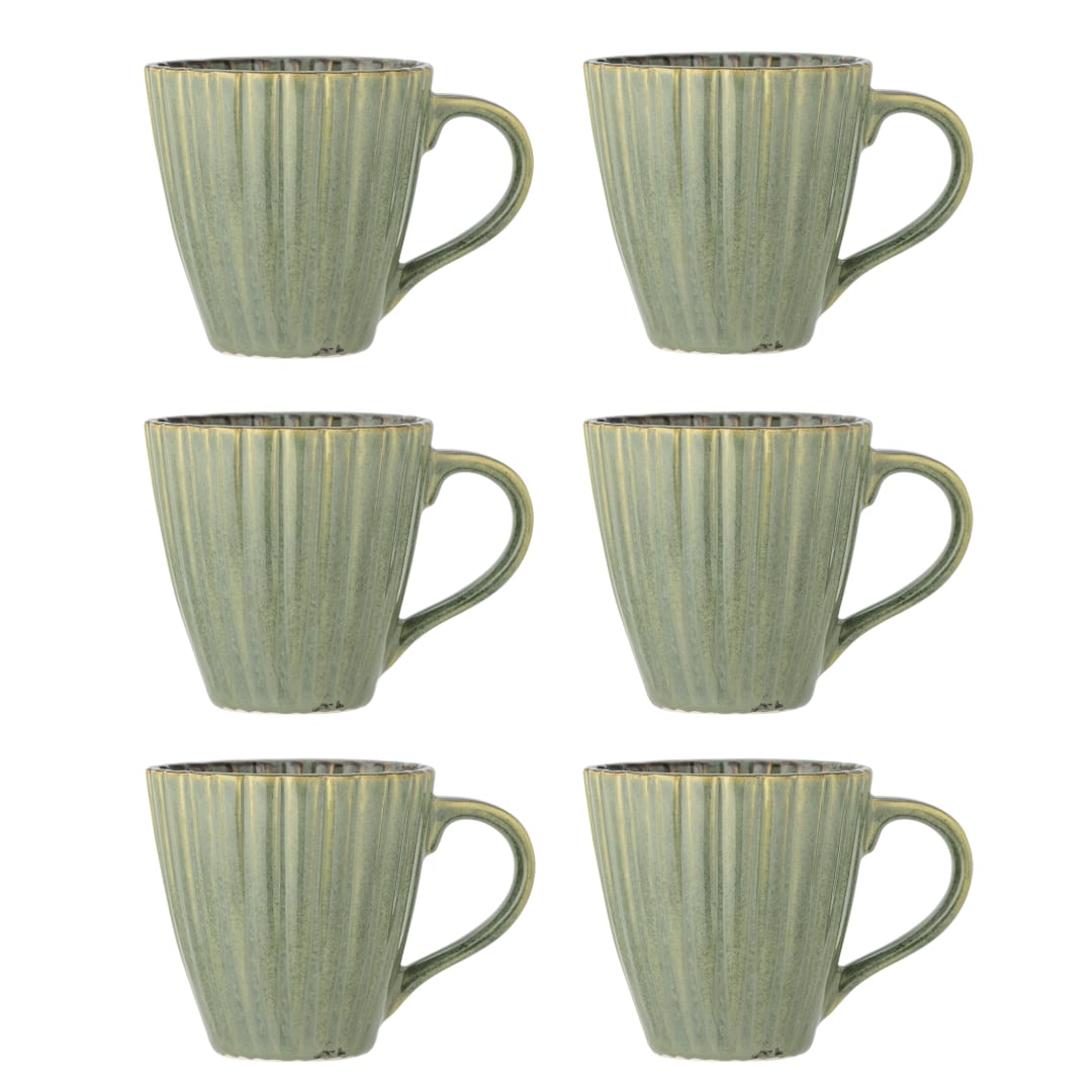 82061211 - Latina Cup, Multipack, Green, Stoneware STOCK: 10