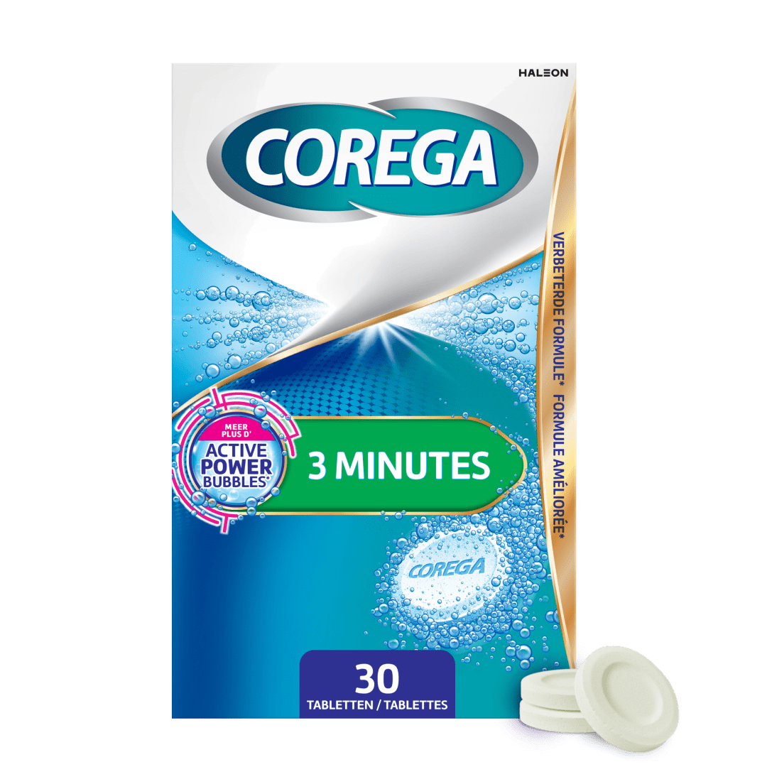 Corega 3 Minutes - 30 reinigingstabletten