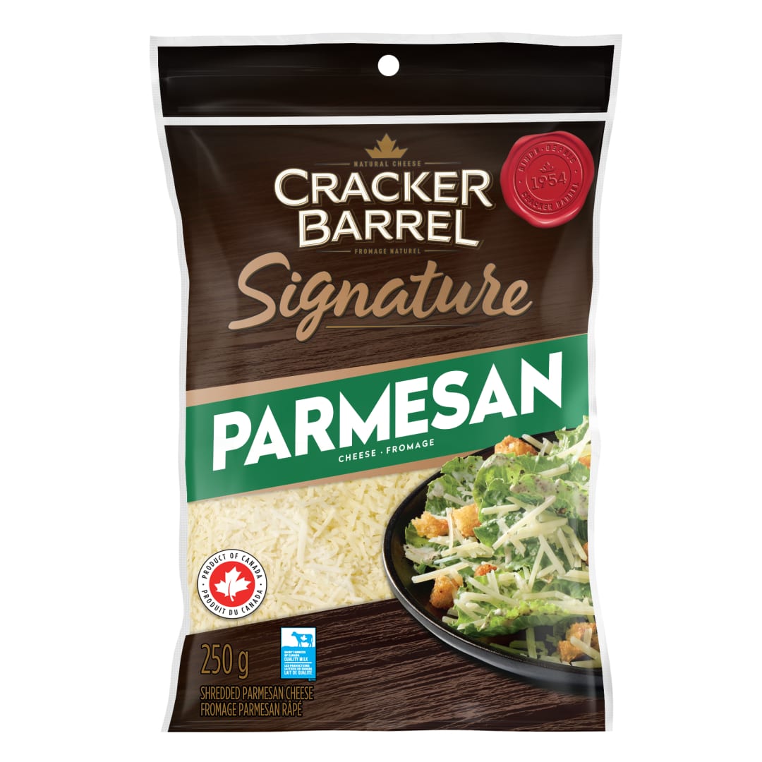 Cracker Barrel Signature Parmesan Shredded Cheese, 250g