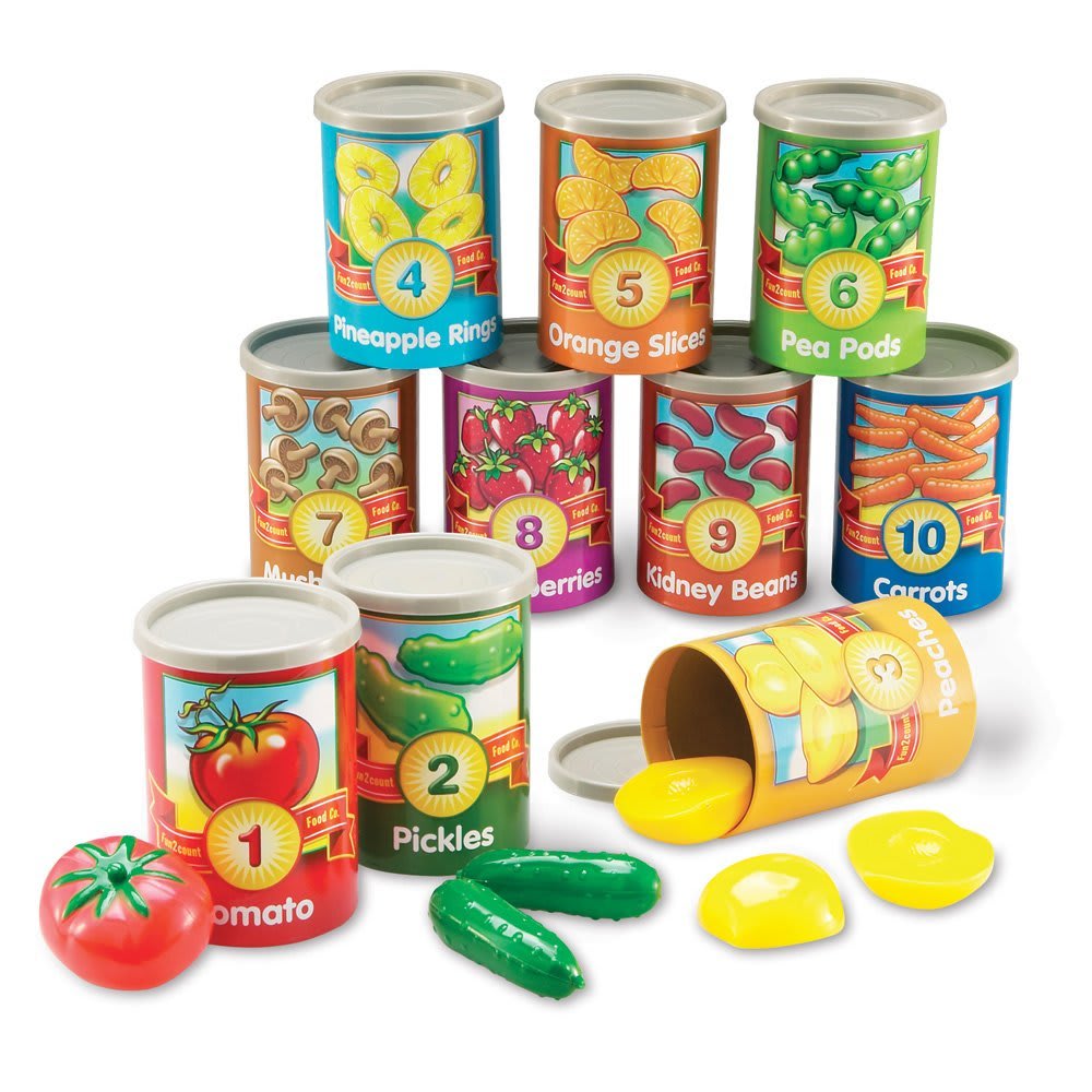 1-10 COUNTING CANS